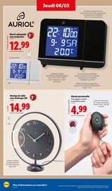 Horloge Angebote im Prospekt "Le vrai prix des bonnes choses" von Lidl auf Seite 30