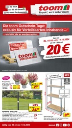 Sichtschutz Angebot im aktuellen toom Baumarkt Prospekt auf Seite 1