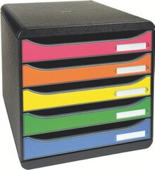 Module big box plus 5 tiroirs - Office DEPOT à Paris Module big box plus 5 tiroirs en promo chez Office DEPOT Paris à 35,90 €