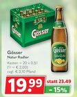 Natur Radler im Angebot bei Getränkeland in Wismar Natur Radler Angebote von Gösser bei Getränkeland Wismar für 19,99 €