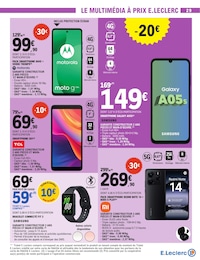 Offre Motorola dans le catalogue E.Leclerc du moment à la page 29