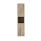 Colonne 2 portes amorties décor imitation bois foncé AUTHENTIK 120 x 30 x 35 cm à Brico Dépôt dans Lingolsheim