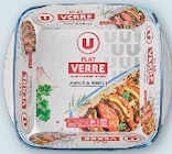 25% versés sur ma € carte U sur la gamme plats et moules en verre U - U en promo chez Super U Orléans