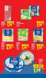 Frischkaese im Lidl Prospekt Der Preisführer macht Deutschland dauerhaft günstiger! auf S. 25
