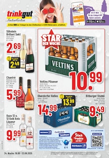 Veltins im aktuellen EDEKA Prospekt (Erftstadt) Veltins im EDEKA Prospekt "Aktuelle Angebote" mit 24 Seiten (Erftstadt)