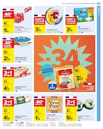 Offre Fromage de chèvre dans le catalogue Carrefour du moment à la page 29