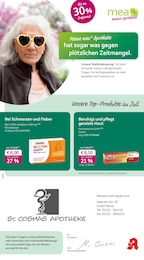 mea - meine apotheke Prospekt für Neuss mit 4 Seiten mea - meine apotheke Prospekt für Neuss: "Unsere Juli-Angebote", 4 Seiten, 01.07.2025 - 31.07.2025