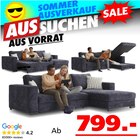 Seats and Sofas Wiesbaden - Alicante Ecksofa Angebot im Prospekt Alicante Ecksofa bei Seats and Sofas im Wiesbaden Prospekt für 799,00 €