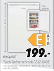 MEDIMAX Zierow - Tisch-Gefrierschrank GS12-040E Angebot im Prospekt Tisch-Gefrierschrank GS12-040E bei MEDIMAX im Zierow Prospekt für 199,00 €