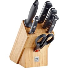 porta Möbel Peine - ZWILLING Messerblock GOURMET 7-teilig Holz/Metall ZWILLING Messerblock GOURMET 7-teilig Holz/Metall Angebot bei porta Möbel Peine im Prospekt "Macht Urlaub im Steuerparadies"