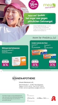Aktueller mea - meine apotheke Prospekt "Unsere Juli-Angebote" Aktueller mea - meine apotheke Prospekt