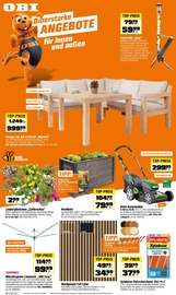 Aktueller OBI Prospekt mit Balkonpflanzen, "BIBERSTARKE ANGEBOTE", Seite 1