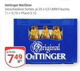 Weißbier im Angebot bei GLOBUS in Bochum Weißbier Angebote von Oettinger bei GLOBUS Bochum für 7,49 €