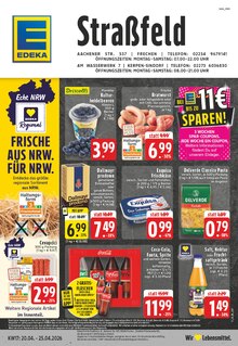 Cola im EDEKA Prospekt "Aktuelle Angebote" mit 24 Seiten (Bergheim)