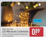 LED-Mikrodraht-Lichterkette von Home Creation im aktuellen ALDI Nord Prospekt