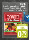 Fruchtgummi oder Lakritz Angebote von Haribo bei E center Bielefeld für 0,79 €