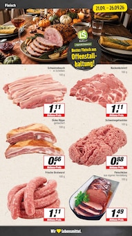 Bratwurst im E center Prospekt "Aktuelle Angebote" mit 25 Seiten (Münster)