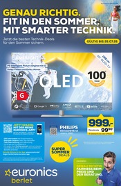 Fernseher im EURONICS Prospekt in Herdecke Aktueller EURONICS Prospekt mit Fernseher, "Aktuelle Angebote", Seite 1