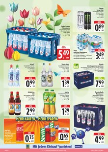 Cola im EDEKA Prospekt "Wir lieben Lebensmittel!" mit 34 Seiten (Erlangen)