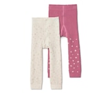 Tchibo im Supermarkt - 2 Kinder-Frottee-Strickleggings, mauve Angebot im Prospekt 2 Kinder-Frottee-Strickleggings, mauve bei Tchibo im Supermarkt im Prospekt "" für 9,99 €