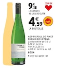 Promo AOP picpoul de pinet à 9,18 € dans le catalogue Intermarché à Gauchin-Verloingt