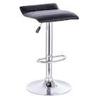 Tabouret de bar Majestik rotatif Noir H63à83.5cm en promo chez Gifi Ajaccio à 35,00 €