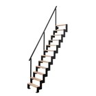 Escalier gain de place noir en hêtre massif "Loky" en promo chez Brico Dépôt Valence à 1 079,00 €