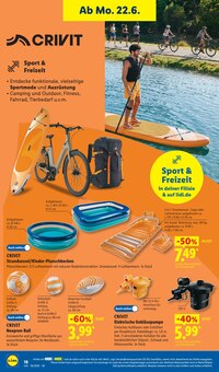 Luftmatratze im aktuellen Lidl Prospekt (Leipzig) Luftmatratze im Lidl Prospekt "LIDL LOHNT SICH" mit 74 Seiten (Leipzig)