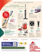 Aspirateur Angebote im Prospekt "Une rentrée EXTRA on reprend, on recycle, vous agissez !" von Extra Aspirateur Angebote im Prospekt "Une rentrée EXTRA on reprend, on recycle, vous agissez !" von Extra auf Seite 8