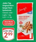 Aktuelles Original Nürnberger Rostbratwürste Classic Angebot bei GLOBUS in Wiesbaden ab 2,99 €