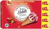 Cônes fraise vanille - BON GELATI en promo à 2,25 € chez Lidl Cônes fraise vanille - BON GELATI dans le catalogue Lidl