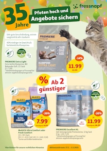 Katzenstreu im Fressnapf Prospekt "35 Jahre - Pfoten hoch, Preise runter!" mit 15 Seiten (Wiesbaden)