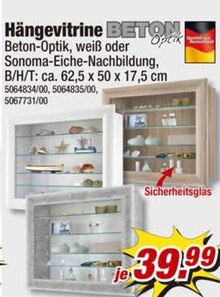 Hängevitrine bei POCO in Berlin Hängevitrine im Angebot bei POCO Berlin für 39,99 €