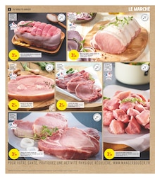 Prospectus Intermarché de la semaine "FOIRE AU PORC" avec 2 pages, valide du 14/01/2025 au 19/01/2025 pour Camarès et alentours