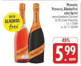 Prosecco Alkoholfrei im Angebot bei E center in Jena Prosecco Alkoholfrei Angebote von Mionetto bei E center Jena für 5,99 €