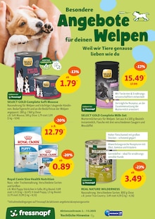 Fleisch im Fressnapf Prospekt "Satte Rabatte für alle" mit 15 Seiten (Saarbrücken)