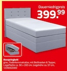 Boxspringbett im aktuellen ROLLER Prospekt
