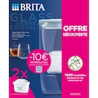 Carafe filtrante verre + 2 cartouches Maxtra Pro - BRITA - Carrefour à Montrouge Carafe filtrante verre + 2 cartouches Maxtra Pro - BRITA en promo chez Carrefour Montrouge à 49,99 €