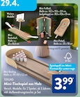 Mini-Tischspiel aus Holz Mini-Bowling Angebote von TOYLINO bei ALDI SÜD Duisburg für 3,99 €