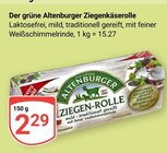 Der grüne Altenburger Ziegenkäserolle Angebote von Altenburger bei GLOBUS Hof für 2,29 €