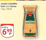 Löskaffee Gold Angebote von Jacobs bei GLOBUS Gießen für 6,99 €