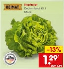Kopfsalat bei Netto Marken-Discount im Prospekt "" für 1,29 €