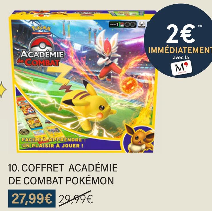 POKEMON Coffret Académie de Combat Pokémon 2nd édition pas cher 