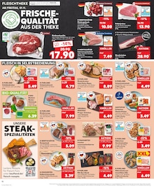 Schweinefleisch im Kaufland Prospekt "Aktuelle Angebote" mit 32 Seiten (Erfurt)