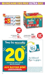 Offre Pampers dans le catalogue U Express du moment à la page 18