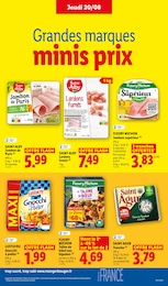 Prix et réduction Lardons Fumés dans le prospectus Lidl en cours Offre Lardons Fumés dans le catalogue Lidl du moment à la page 17