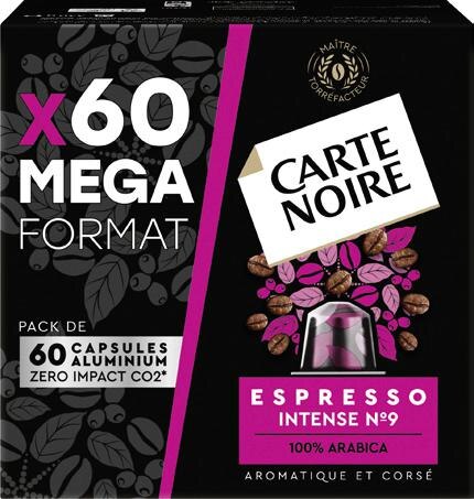 -60% SUR LE 2e SUR TOUTES LES CAPSULES DE CAFÉ CARTE NOIRE