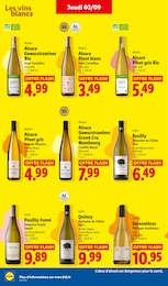 Prix et réduction Pinot Gris dans le prospectus Lidl en cours Offre Pinot Gris dans le catalogue Lidl du moment à la page 26
