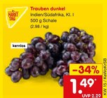 Aktuelles Trauben dunkel Angebot bei Netto Marken-Discount in Duisburg ab 1,49 €