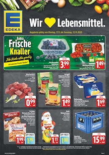 Aktueller EDEKA Prospekt "Wir lieben Lebensmittel!" Seite 1 von 30 Seiten für Walldürn